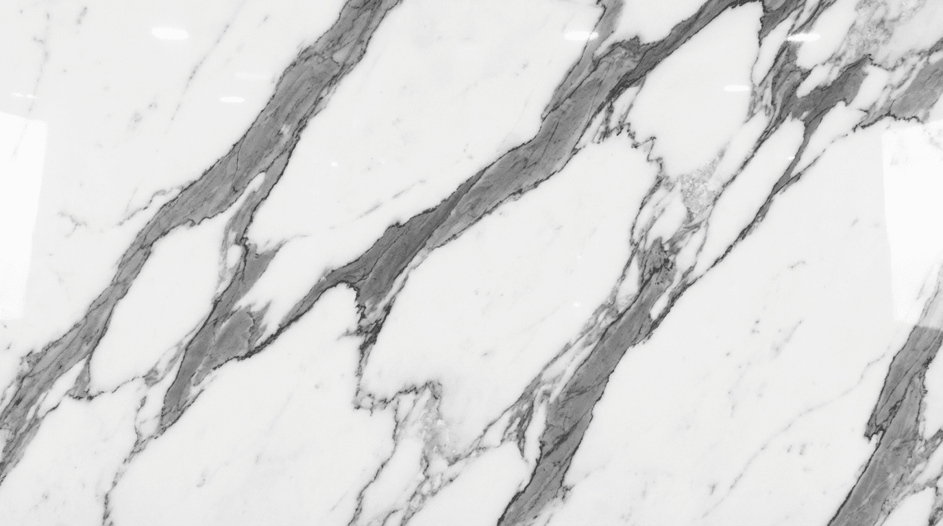 Statuario Marble countertop surface